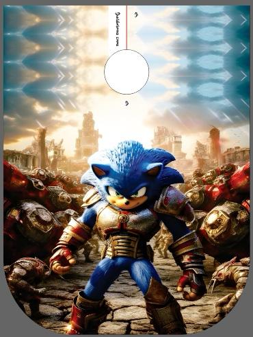 Kids Cape # 5 - Armored Sonic