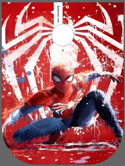 Kids Cape # 8 - Spiderman (Paintsplatter)