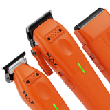 TPOB PLAY-3-PACK – Orange Edition (Clipper, Trimmer & Shaver with 3-Way Stand)