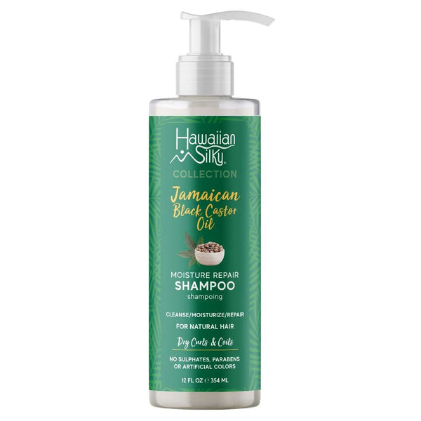Hawaiian Silky Jamaican Black Castor Oil Moisture Repair Shampoo 12 Oz