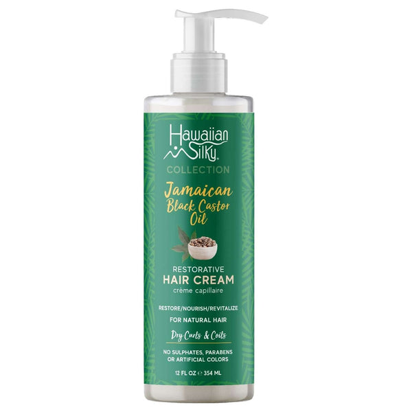 Hawaiian Silky Jamaican Black Castor Oil Restorative Hair Cream 12 Oz