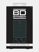 BETTY DAIN Diamond Grid Barber Cape