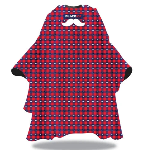 BLACK ICE Barber Cape (Flannel)