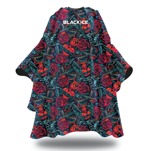 BLACK ICE Barber Cape (Tattooizm)
