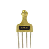BLACK ICE Gold Hair Pik Comb