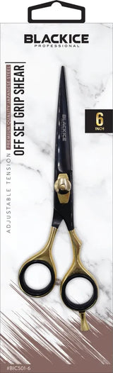 BLACK ICE Stylish Off Set Grip Gold & Black 6