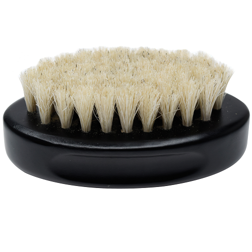 Black Ice Beard Soft Horse Tail Hair Palm Brush