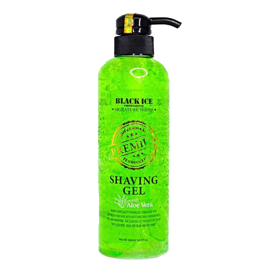 Black Ice Professional Aloe Vera Shaving Gel – 16.9oz.