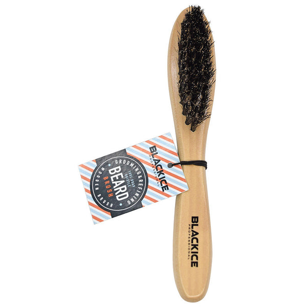 Black Ice Professional Boar Bristle Beard Brush
