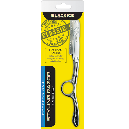 Black Ice Standard Handle Straight Razor