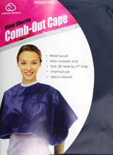 Dream World Vinyl Shortie Comb-Out Cape