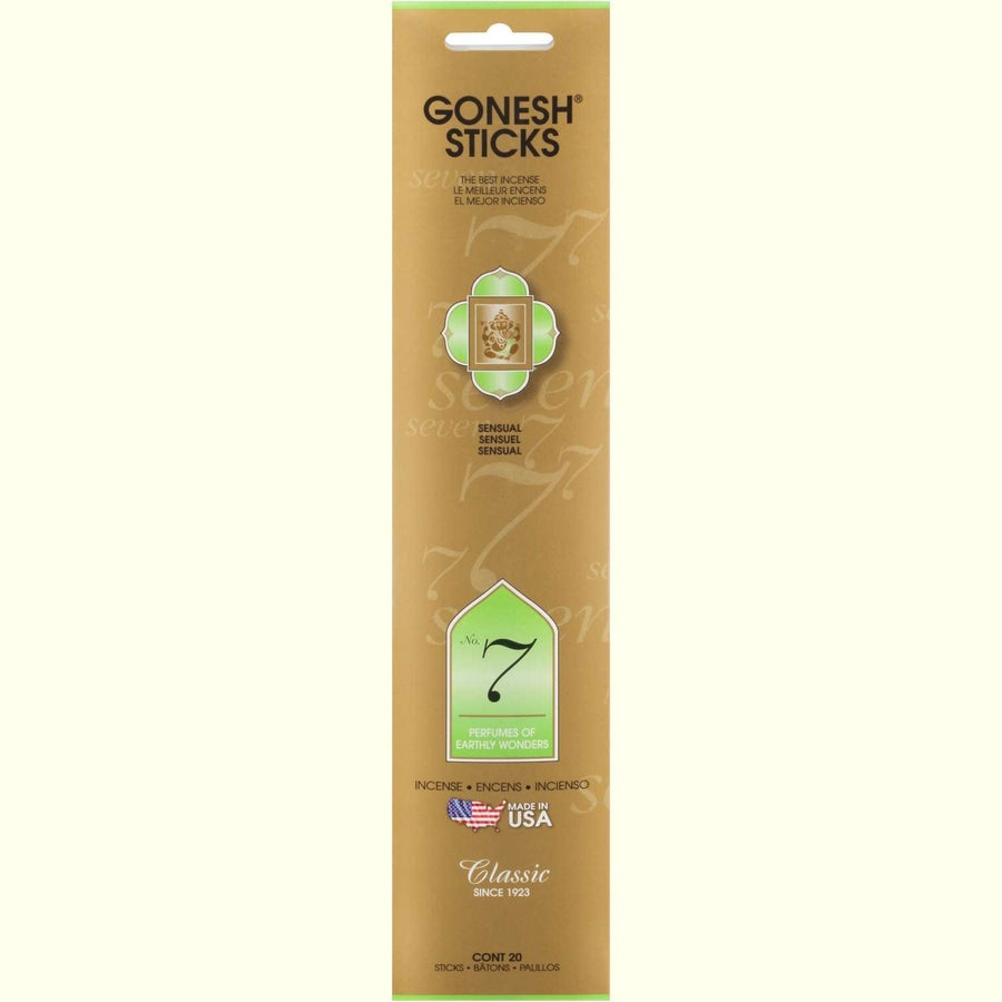 Gonesh Stick Classic 7 Earthly Wonders 20 Piece
