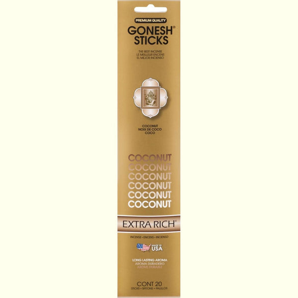 Gonesh Stick Extra Rich Coconut 20 Piece