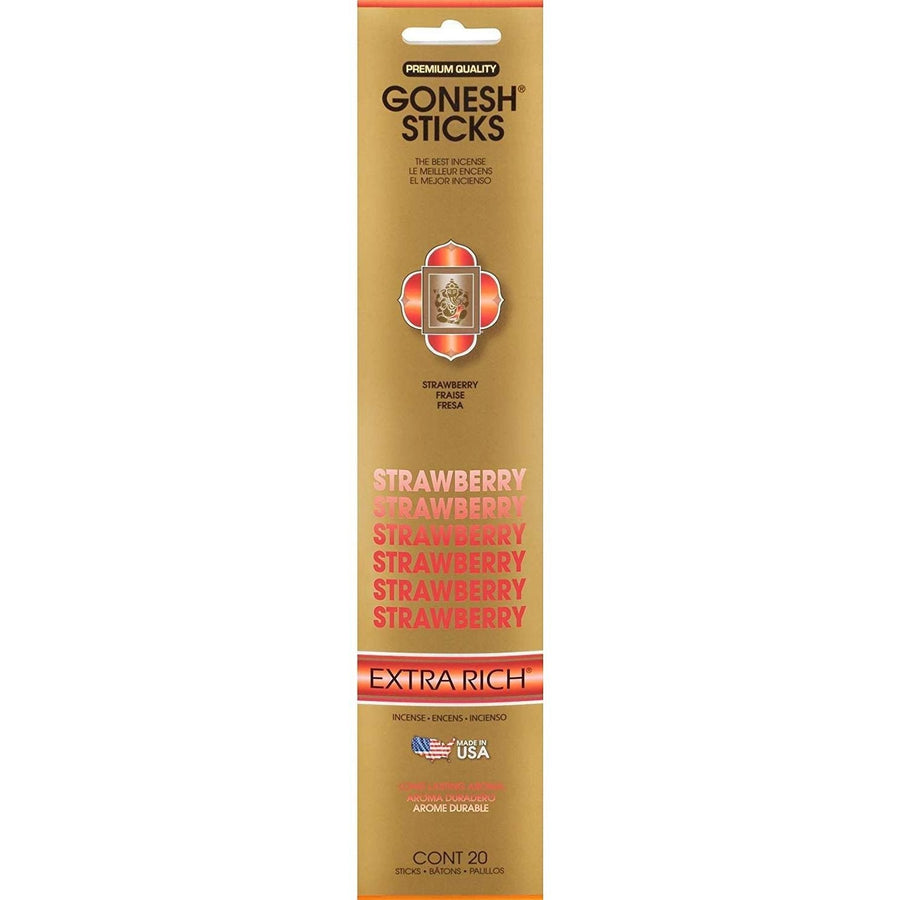 Gonesh Stick Extra Rich Strawberry 20 Piece
