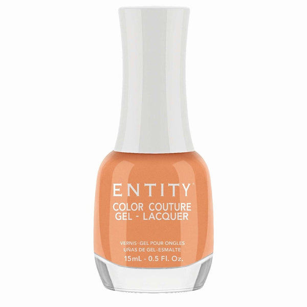 Entity Color Couture Gel Lacquer Beauty Icon 619 Apricot Beach Bag 0.5 Fl Oz