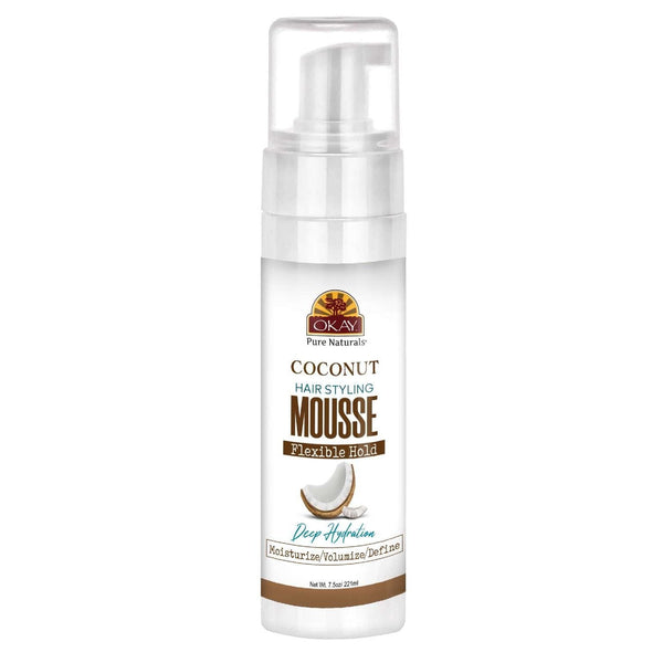 Okay Coconut Hair Styling Mousse 7.5 Oz