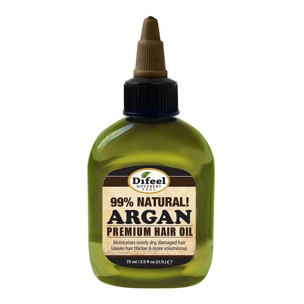 Difeel Premium Natural Hair Oil Argan 2.5 Oz