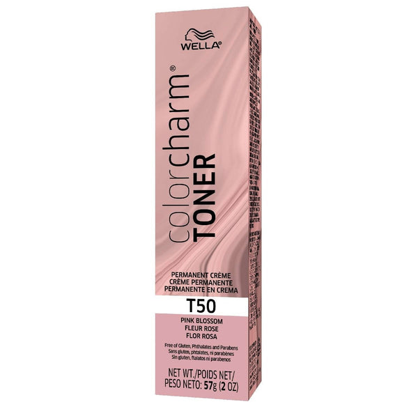 Wella Color Charm Permanent Crme Toner T50 Pink Blossom 2.0 Oz