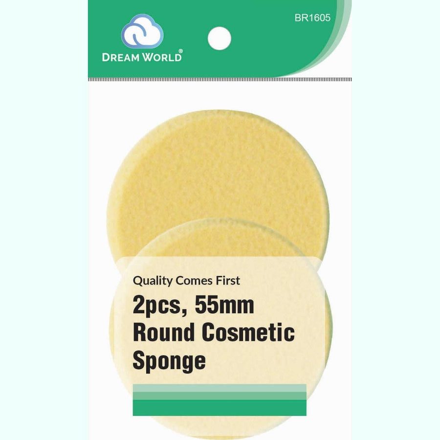 Brittny Cosmetic Sponge Round 2-Piece