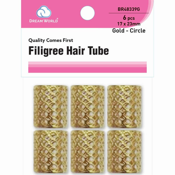 Brittny Hair Accessories Filigree Tube Circle