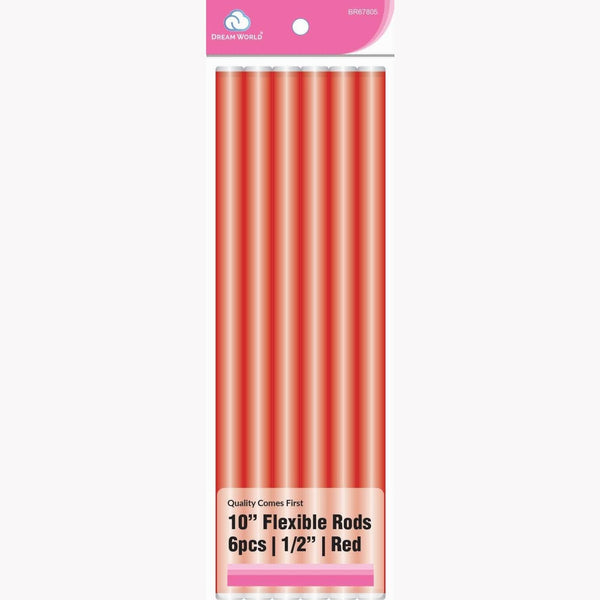 Brittny Rod Flex 10 Red 6Ct - 0.5